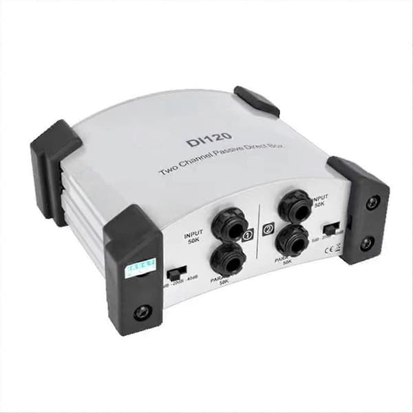 DI-120 DI Direct Box Tvåkanals Passiv Direct Box