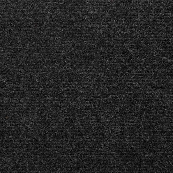 vidaXL Trappemåtter selvklæbende 15 stk. 56x17x3 cm sort Svart black