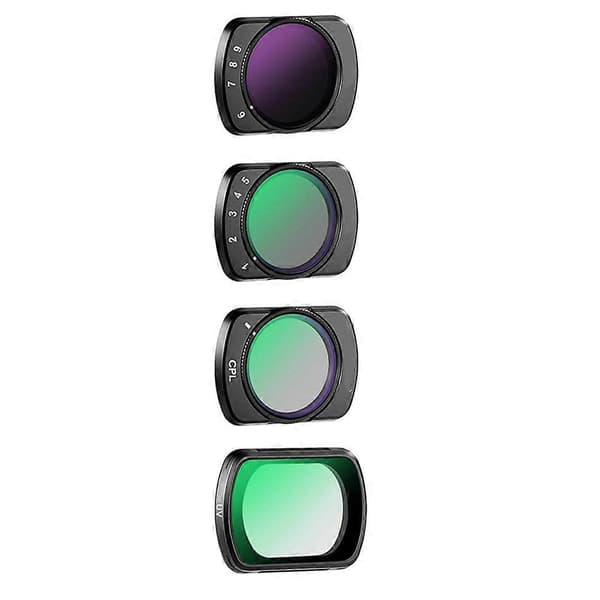 Magnetiskt Variabelt ND&UV&CPL Filterset för DJI OSMO Pocket 3 Creator Combo Tillbehör, Actionkamerafilter 4-pack