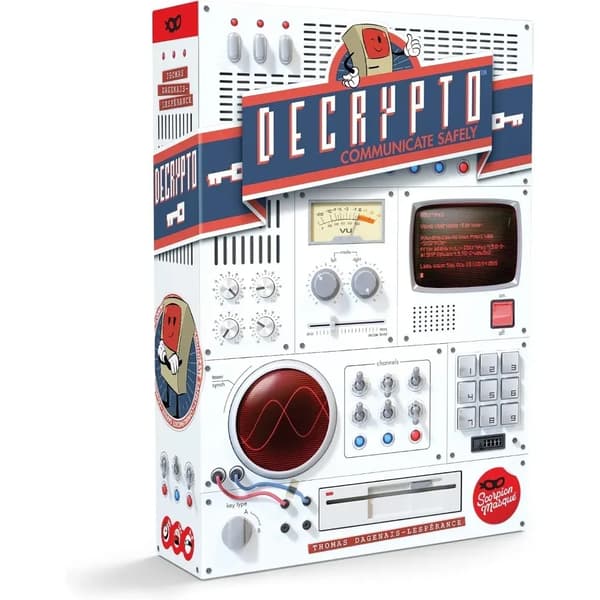 Scorpion Masqué Decrypto Deduksjonsspill for tenåringer og voksne, 3 til 8 spillere, 15 minutter