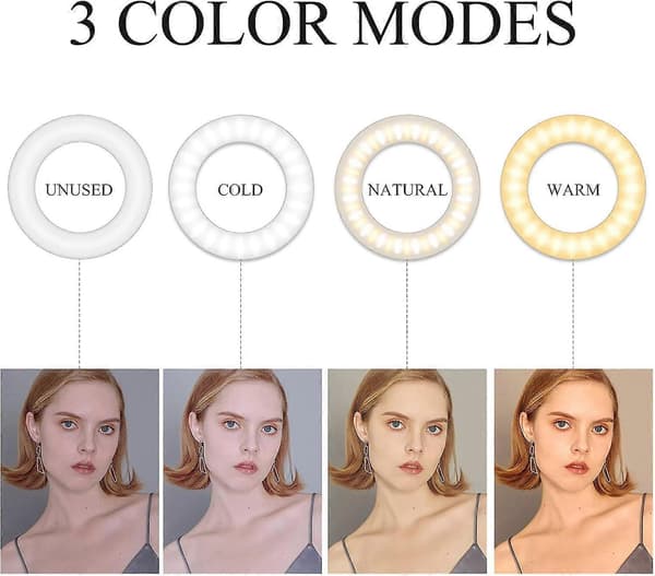Mobiltelefon Fill Light LED Live Fill Light Selfie Light Artifact Rund Beauty Ring Light