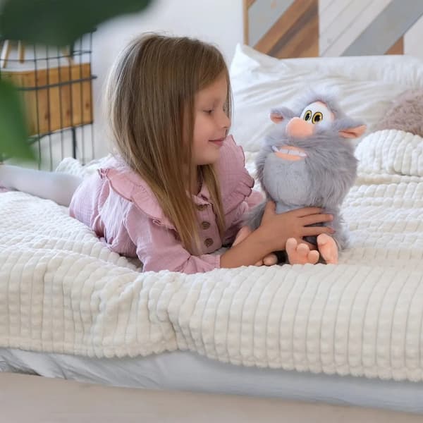 31 cm blød og nuttet tegneseriedukke grey
