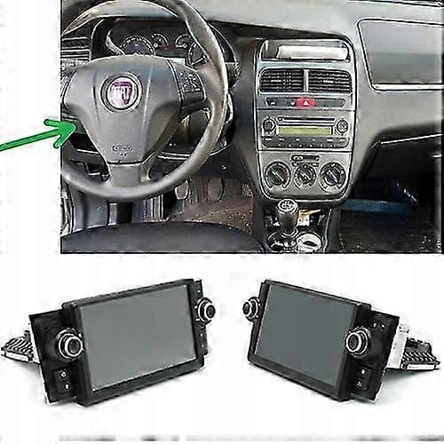 Fiat Grande Punto 2007-2012 Carplay-aktiverad 2-DIN bilstereo
