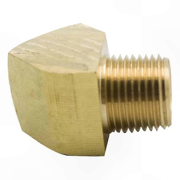 Messing 1/8\" NPT Han til Hun 45° Vinkelbøjning, 2-pak Brass