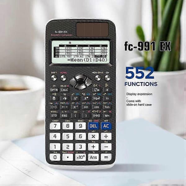 FX-991EX Tieteellinen laskin 552 toimintoa Black