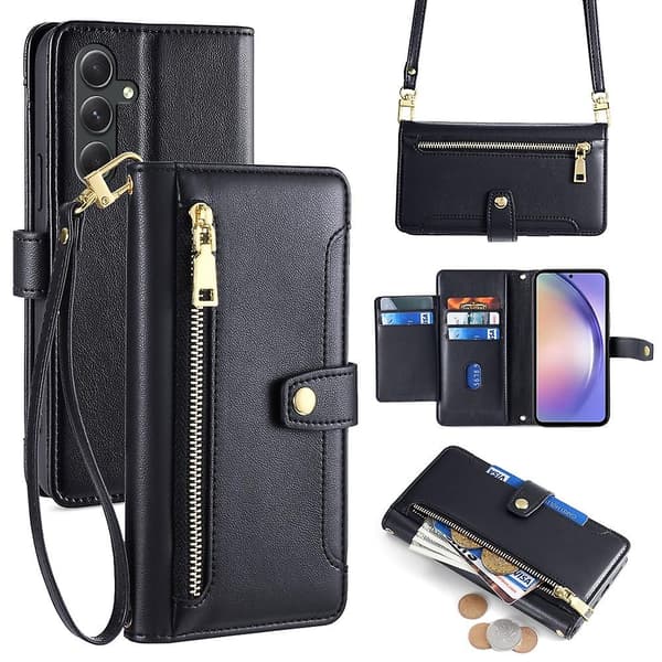 Lynlåspung-etui til Samsung Galaxy A54 5G Black