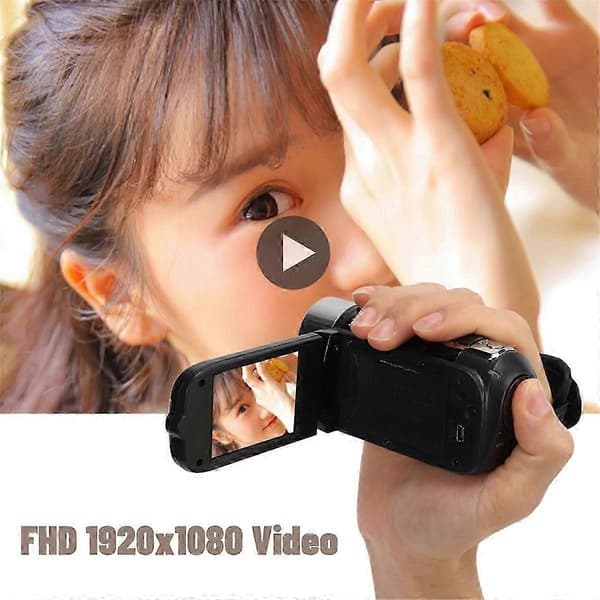 Digitalt videokamera 1080P Full HD videokamera 34 ABS