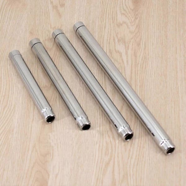 Brusehovedforlængerrør i rustfrit stål, justerbar brusearm 8in(20cm)