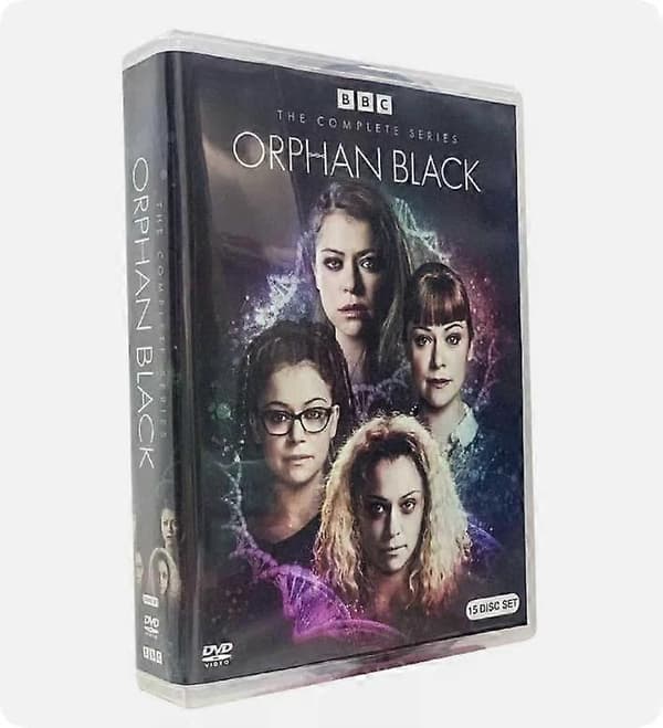 ORPHAN BLACK Den Komplette Serie Sæson 1-5 (DVD 2017 15-Disc Box Set)