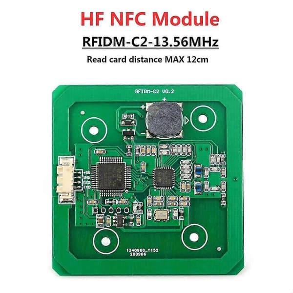 RFID-læser Mini Indbygget HF NFC-modul RF-antenneintegrationsmodul 13.56MHz RFIDM-C2 Læse-/skrivemodul