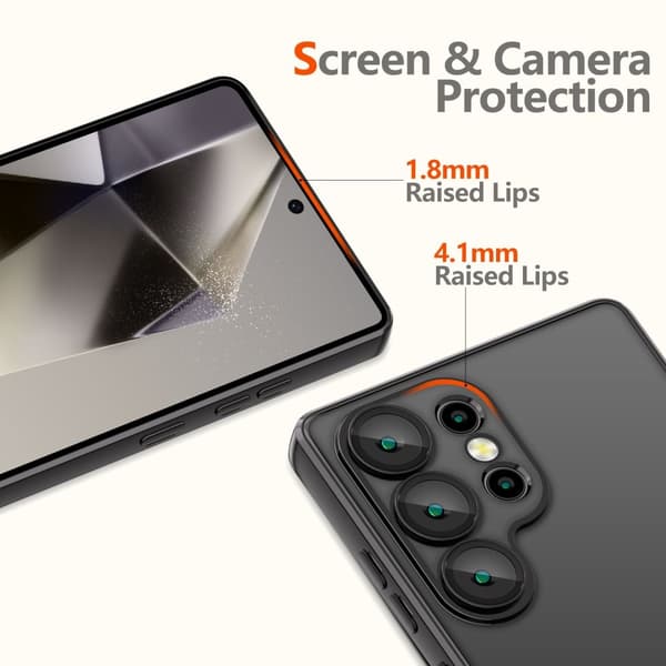 Tech-Protect Galaxy S25 Ultra Kuori MagSafe MagFlex Kiiltävä Musta 60