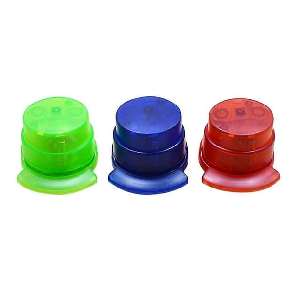 Stiftefri stiftemaskin ministil for papirbinding 6 stk. assorterte farger plast