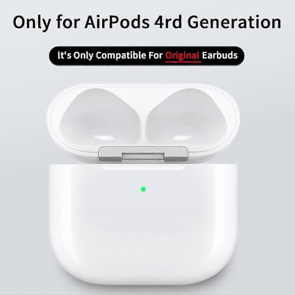 Charging Case for AirPods 4, Bluetooth Wireless Headset Case with USB-C Port, Replaceable Rechargeable Charging Box