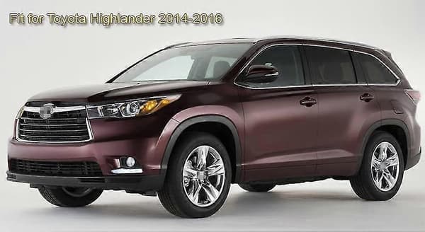 Utsøkte sprutskjermer for bil, skjermer, sprutlapper, kompatible med Toyota Highlander 2014 2015 2016 2017 2018 2019