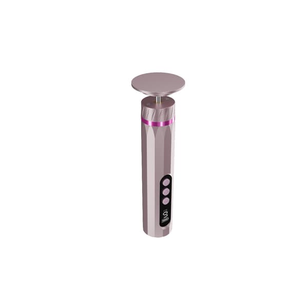 Electric Foot File for Calluses Compatible with Salon Equipment 9-Speed Rechargeable Pedicure Device with LED Display Forward/Reverse Replaceable Sanding Discs Pink 305