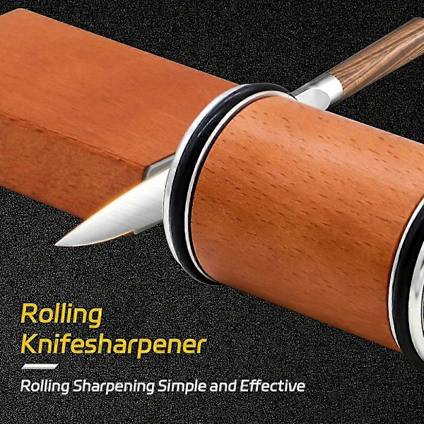 Kitchen Knife Sharpening Set, 15 & 20 Degree Sharpening for Kitchen Knives, Diamond and Ceramic