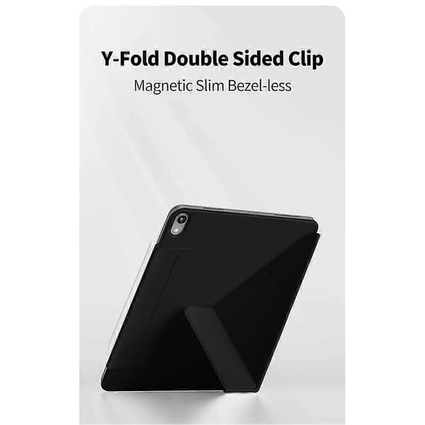 Til tablet-etui 3+Y foldbart dobbeltsidet klip Air 2025 [13 tommer] etui tablet magnetisk grå Grey