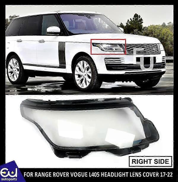 Passer for høyre side frontlys linse deksel lampe for Range Rover Vogue L405 17-22