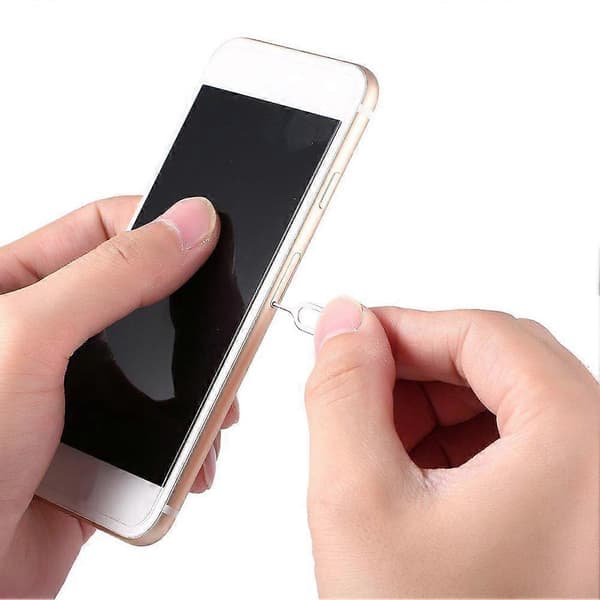 (A) $ Lämplig för Android iPhone SIM-utmatningsstift SIM-utmatningsverktyg Universal SIM-utmatningsstift SIM-kortskärare