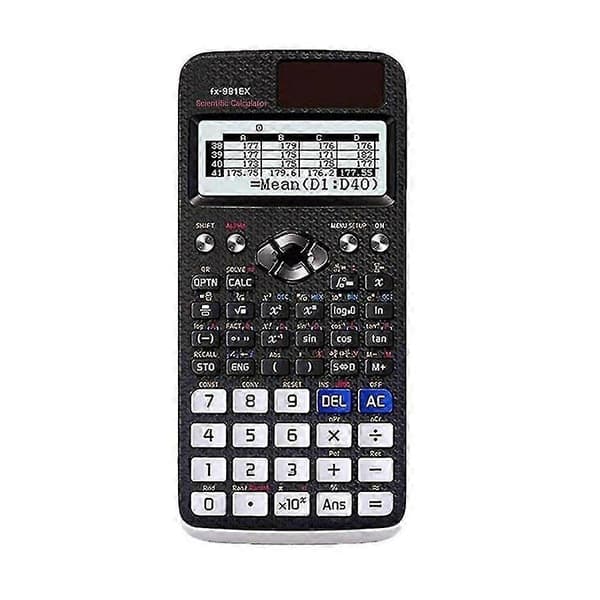FX-991EX Vitenskapelig kalkulator 552 funksjoner Black