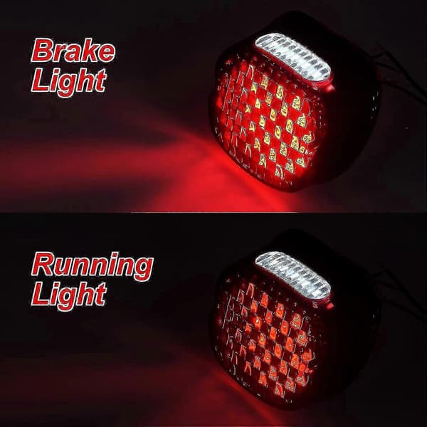 Baklys for Harley Softail 2003-2017, LED kjørebremselys