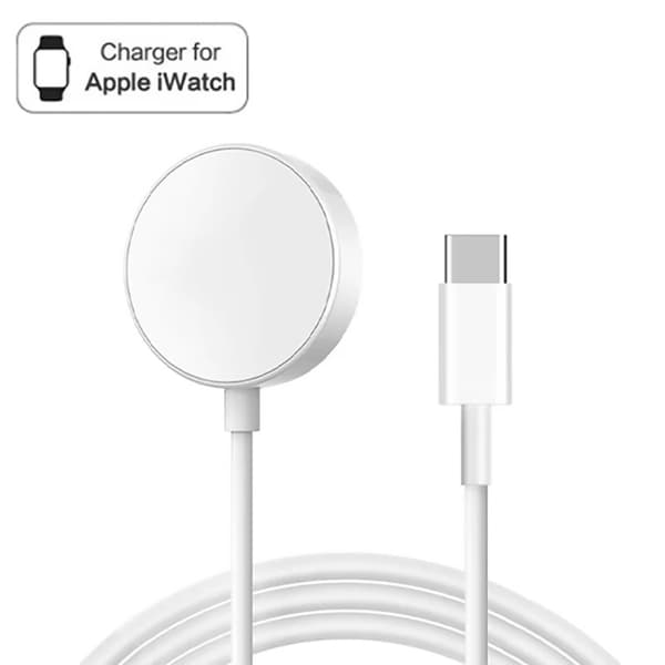 Magnetisk opladerkabel Apple Watch (USB-C) Hvid