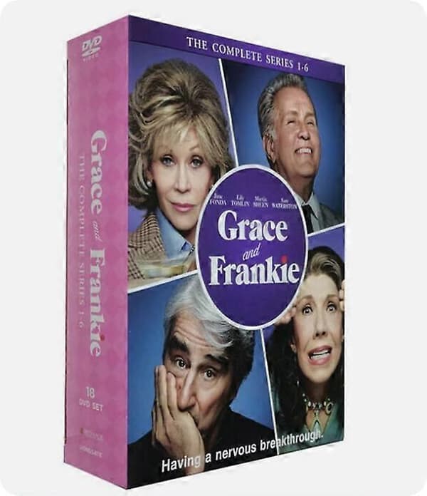 Grace and Frankie The Complete Series 18 DVD-sett sesong 1-6 engelsk versjon