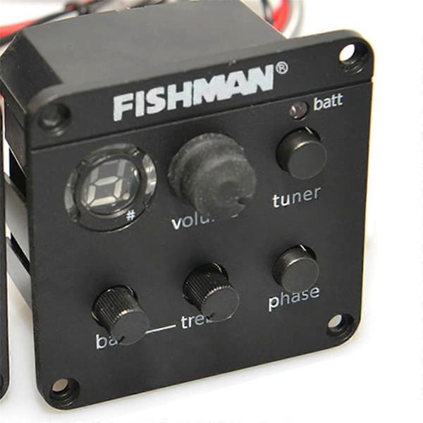 Guitar Pickup ISYS+ EQ Preamp System Black