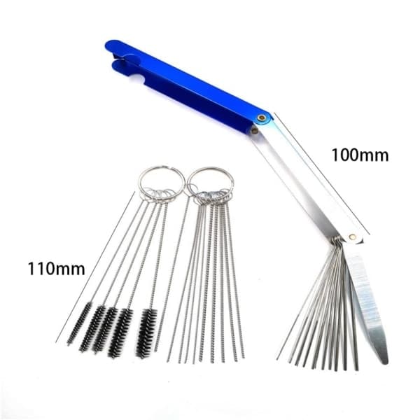 【13】Carburetor Cleaning Kit Cleaning Needles Brushes Cleaning Tool