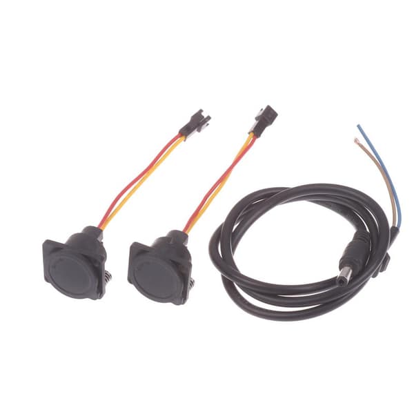 【13】DC2.1/ 2.5 Elsykkel Ladehode Li-ion batteri 36V/48V Ro DC21 set