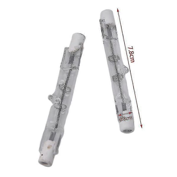 R7s 220v Halogenpære 100w 200w Halogenlampe 78mm Halogenlyspære 100W