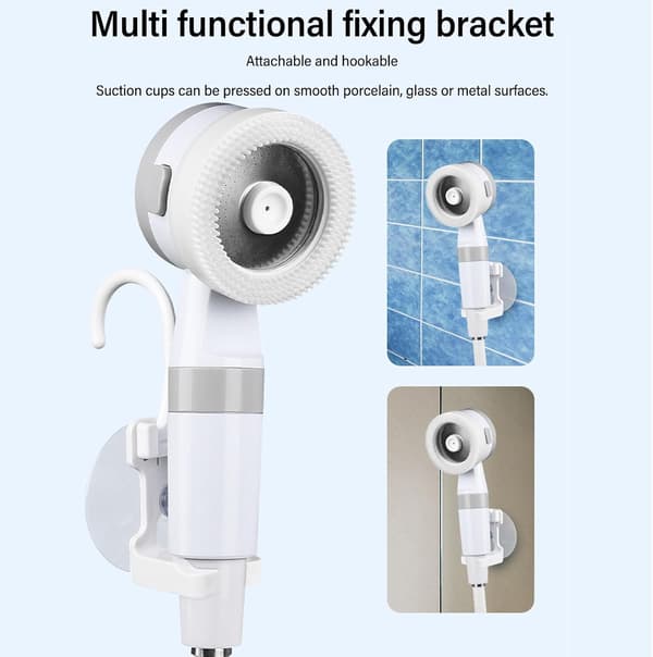 Rechargeable Camping Shower Pump - Adjustable Flow for Travel