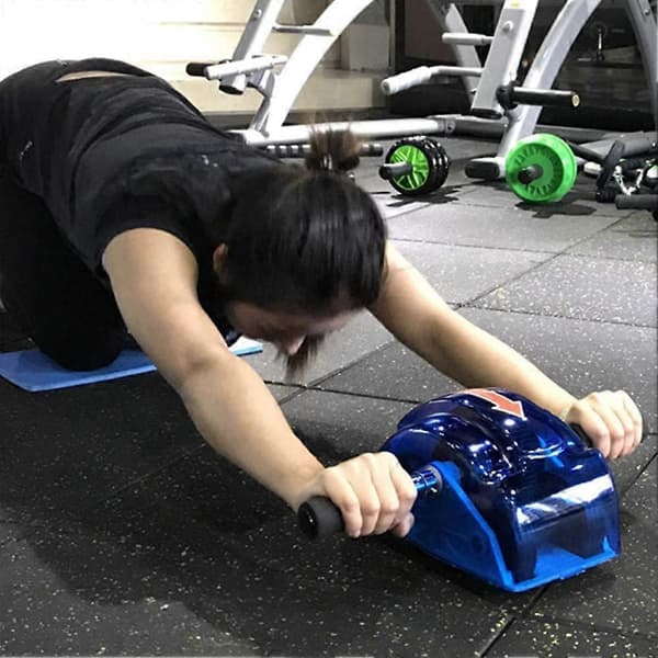 [13]Oller Wheels, Abdominal Roller for Abdominal Training, Four-Wheel Abdominal Wheel Durable Training Fitness Exercise Ab