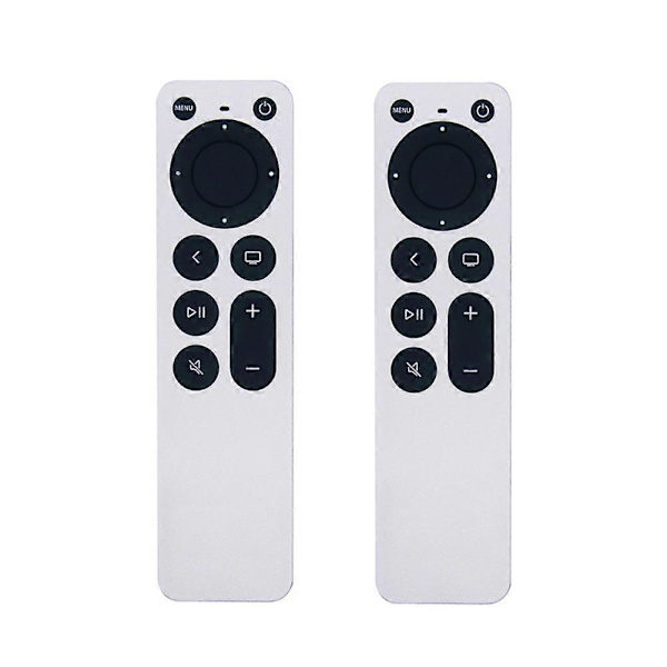 2 pcs for APPLE TV 4K Remote Universal Replacement Remote High Compatibility Long Range, Ergonomic Design
