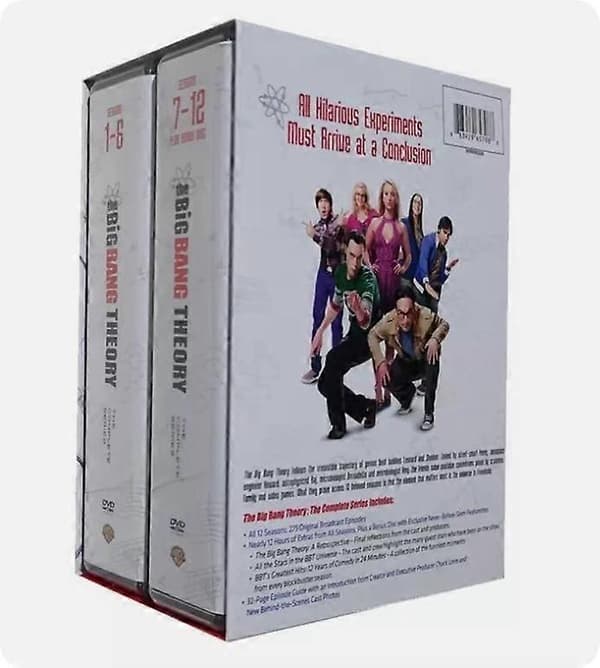 The Big Bang Theory The Complete Series Sæson 1-12 (DVD, 37-disc boksæt) engelsk version