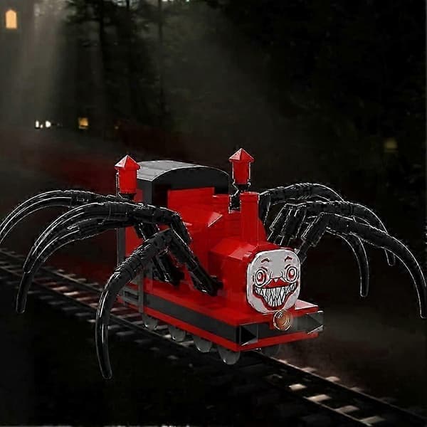 Chooo Byggelegetøjssæt, 260 dele Horror Game Spider-Train Byggeklodser kompatibelt legetøj