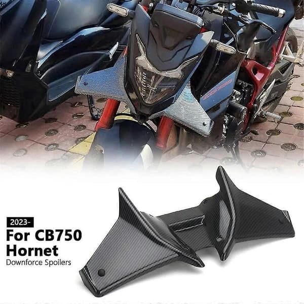 Motorcykel Frontspoiler til CB750 HORNET 2023 2024 Sport Downforce Frontal Spoilere Kulfiber
