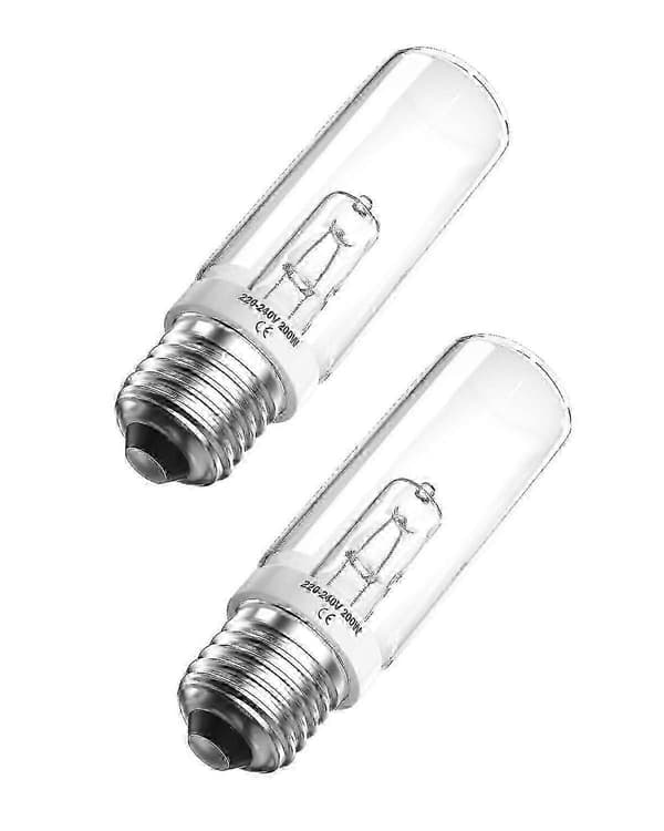 2-pakning 200W E27 dimbare JDD Edison-pærer, varmhvit 2800K, 2820 lumen