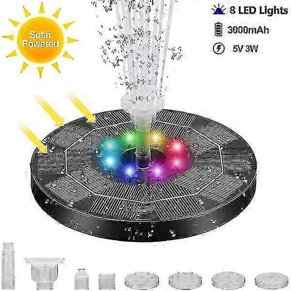 Solarfontene Solcelledrevet Fontene Led / Pumpebrønner