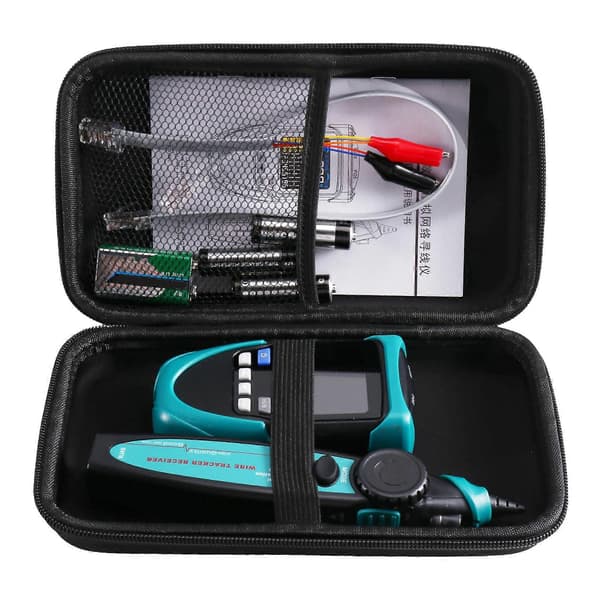 TOOLTOP ET615 Nettverkskabeltester Multimeter 600M LAN-kabelkartlegging PoE LAN-kabelfinner Ethernet-tester
