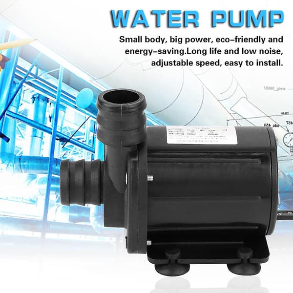 12V Mini Justerbar Hastighet Borstlös Boost Vattenpump -40 ~100
