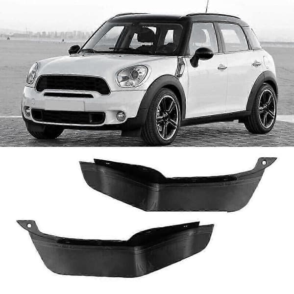 2 STK Frontfanger Sprutskjerm Trykkleppe for MINI R60 R61 11-16-JK Black