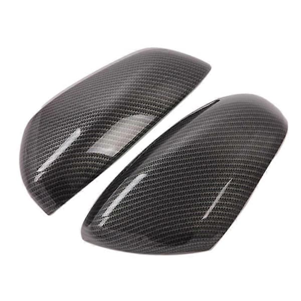 for 2017-2020 MG ZS Karbonfiber ABS Side Bakspeil Deksel Trim Stripe Tilbehør Carbon fiber pattern