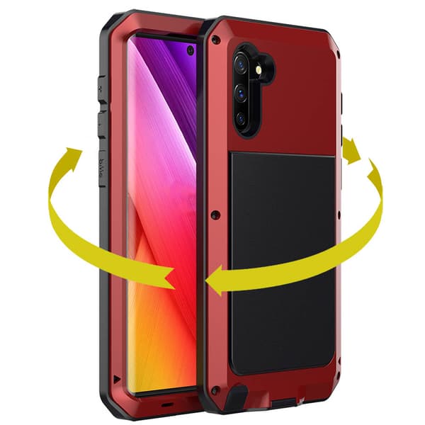 Shock Absorbing (Heavy Duty) Case - Samsung Galaxy Note10 Silver