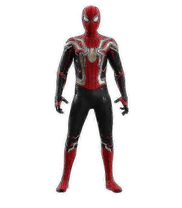 Spiderman Heroes Does Not Return-kostyme for barn og voksne Gold 100cm