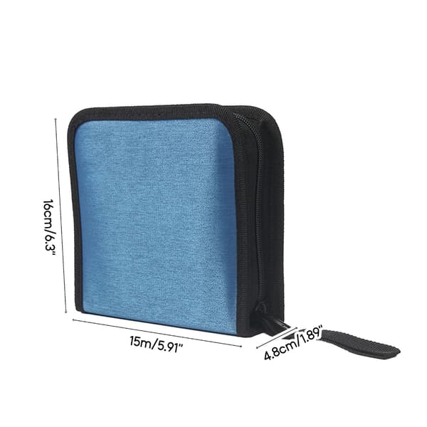 CD DVD-holder CD DVD-plater Stoffveske CD/DVD-etui - Organizer Black 0.14