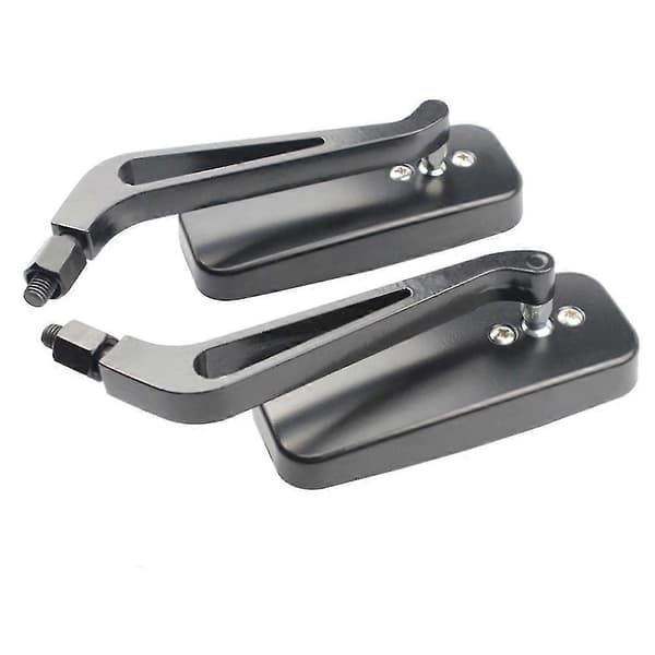 Harley Davidson Sidespejle - Sort 8mm 10mm Rektangeldesign til Cruisere