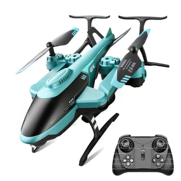 Hobby RC Multirotor lett å fly med mobil- og fjernkontroll for gutter til nyttår Red 4K