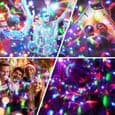 2-delat scenljusset, fjärrkontroll LED discoboll festbelysning, DJ spotlights