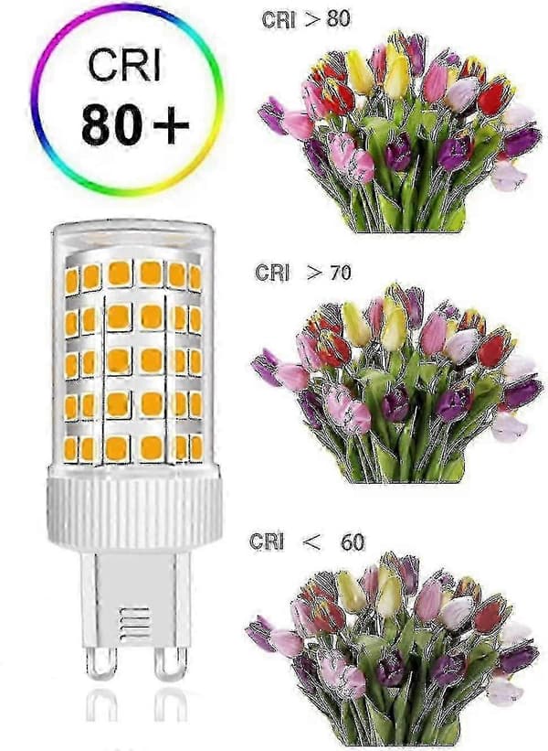 3-pack G9 LED-lampor 10W 86 lysdioder Varmvit 360° spridningsvinkel Ej dimbar